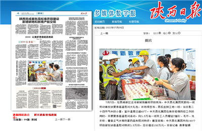 918搏天堂西北集团珑樾府项目高温慰问——《陕西日报》